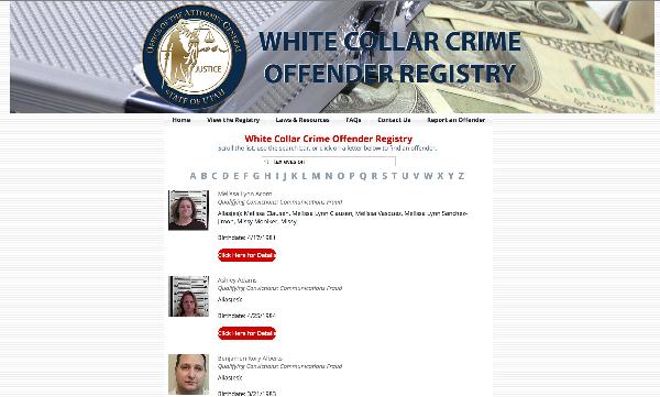 Utah Combating Affinity Fraud with White Crime Registry for Financial Crimes